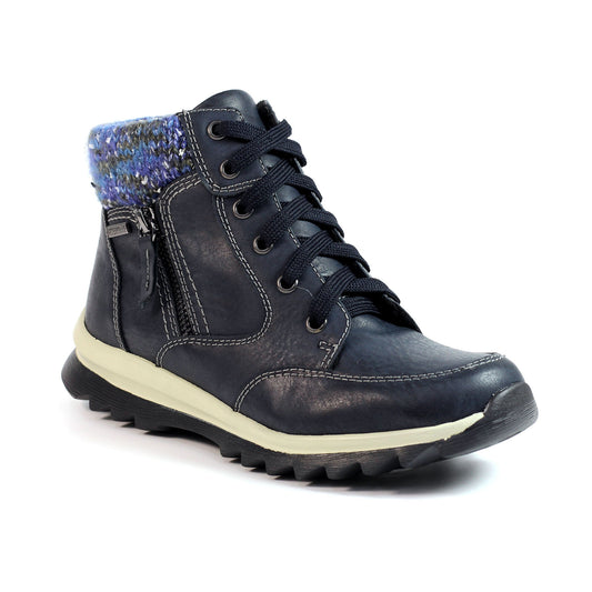 Lunar Ankle Boot Waterproof with zip Buttermere NAVY GLB115 BL