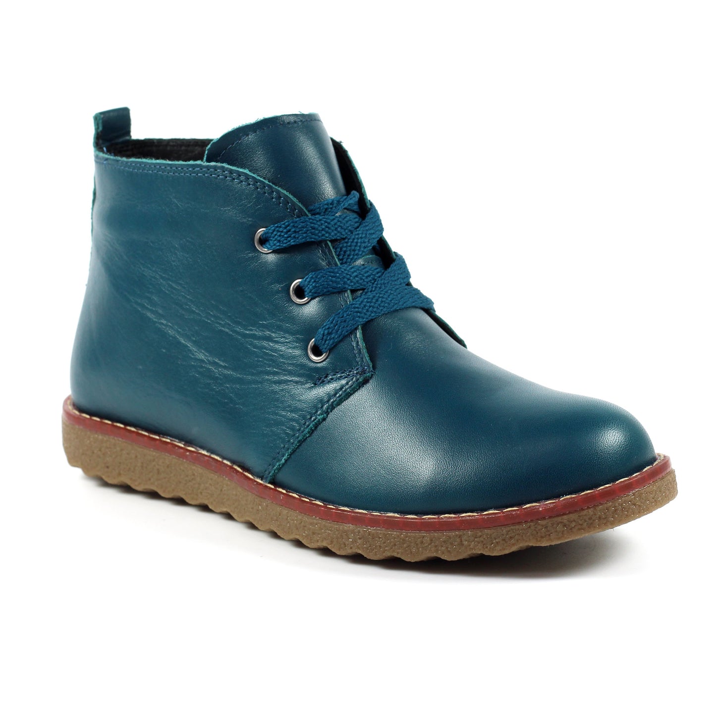 Lunar Ankle Boot with lace and zip GLR003 Claire PETROL GLR003 PE