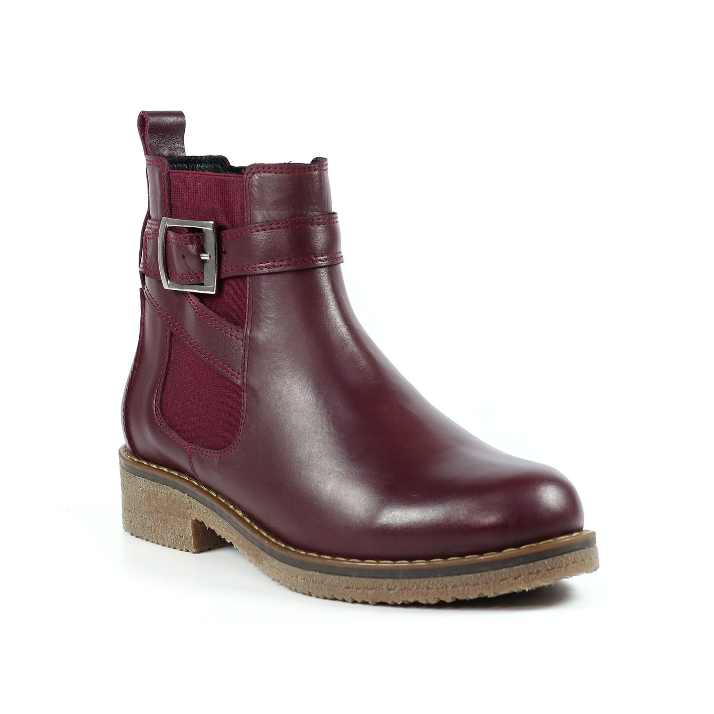 Lunar Leather Ankle Boot with side zip Lindsay