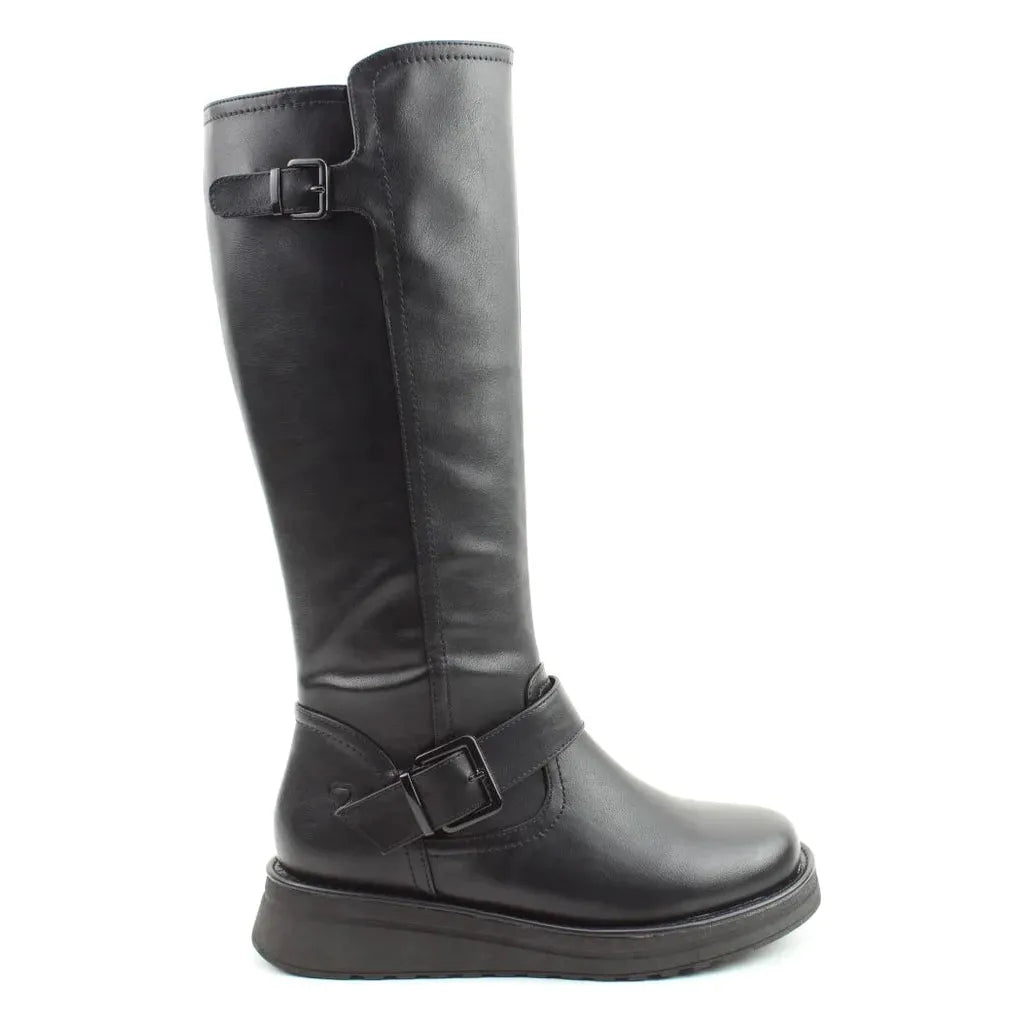 Heavenly Feet Rubymae BLACK Vegan Friendly Long Boot