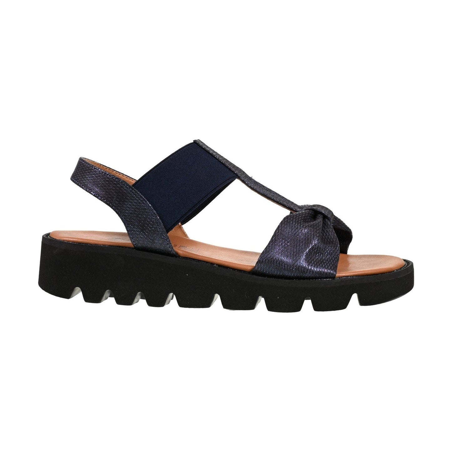Heavenly Feet Accord NAVY Chunky Sole Sandal