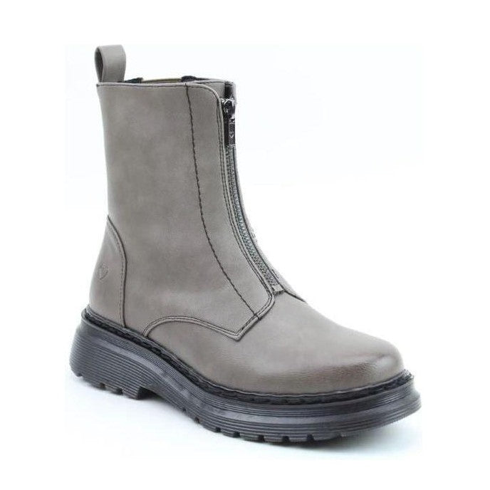 Heavenly Feet Boot Yolanda Front Zip Ankle Boot EARTH YOLANDA