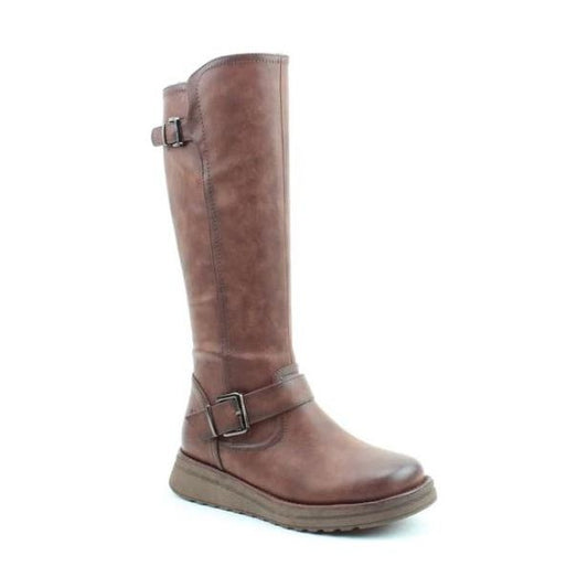 Heavenly Feet Rubymae Vegan Friendly Long Boot CHOCOLATE