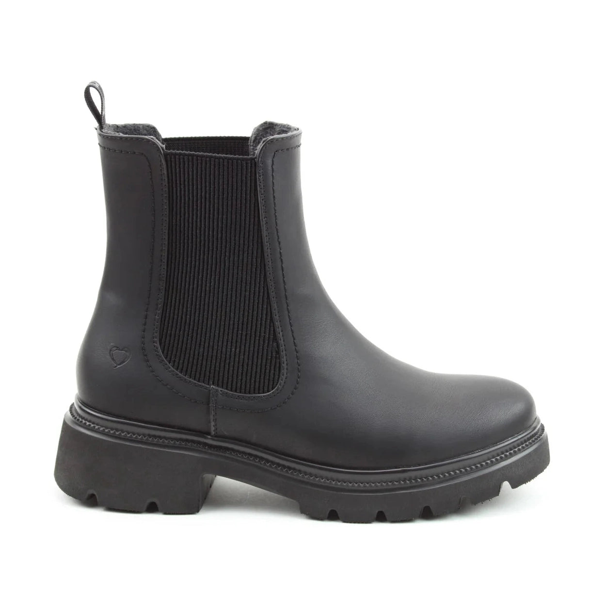 Heavenly Feet Zeta BLACK Litesole Chelsea Boot with Zip