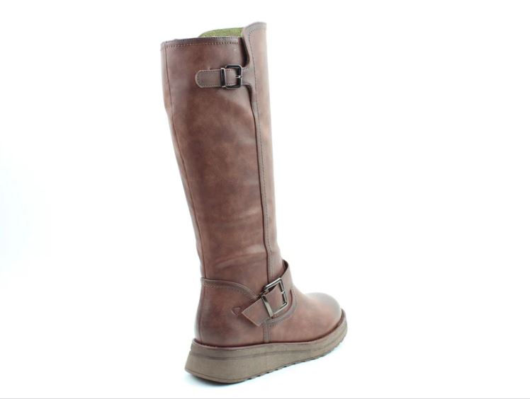 Heavenly Feet Rubymae Vegan Friendly Long Boot CHOCOLATE