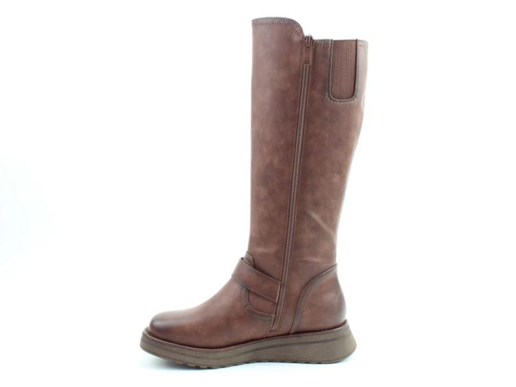 Heavenly Feet Rubymae Vegan Friendly Long Boot CHOCOLATE