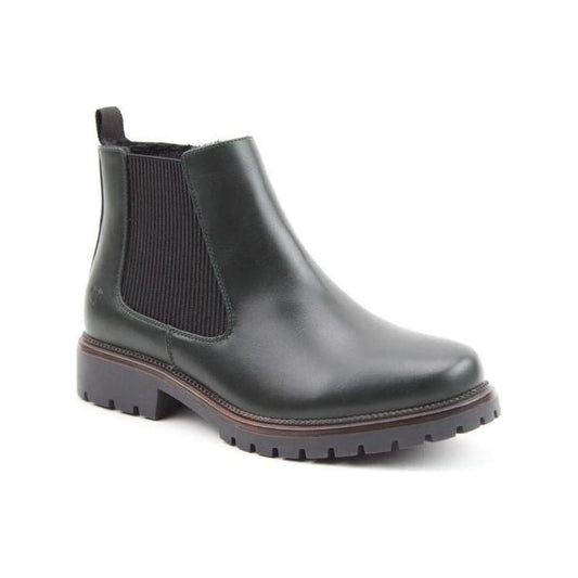 Heavenly Feet Boot Angelina Chelsea style Ankle Boot with zip FOREST Green DAWLISH