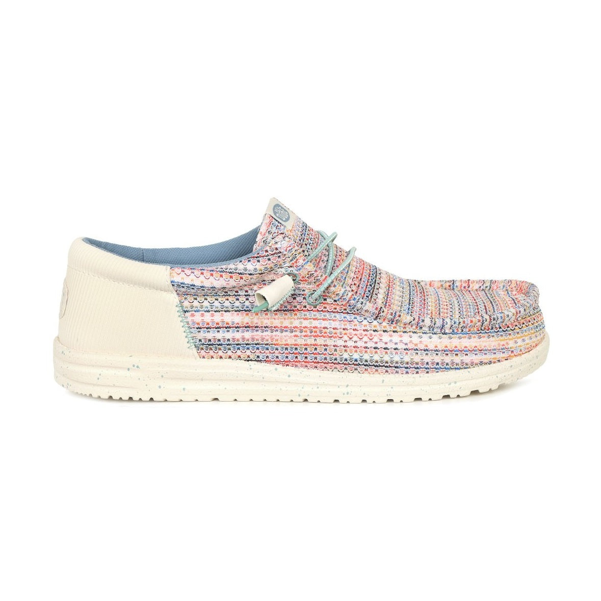 Hey Dude Wally Funk Slip On Casual Shoe Multi Egret 45146