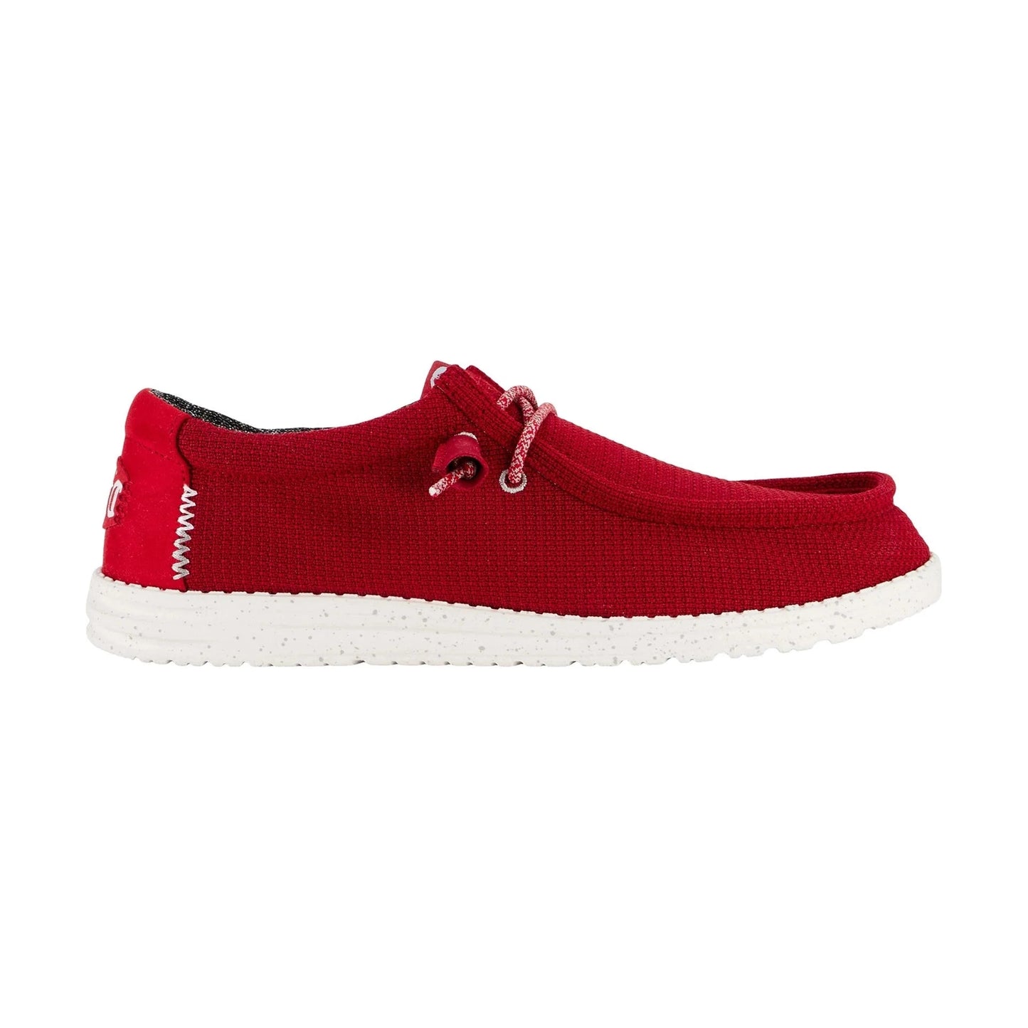 Hey Dudes Wally Sport Mesh DARK RED Slip On Shoe
