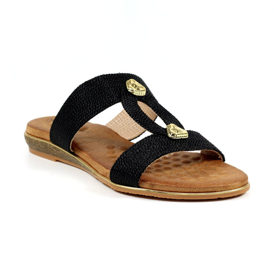 Lunar Sandal Calow BLACK JLH395SL