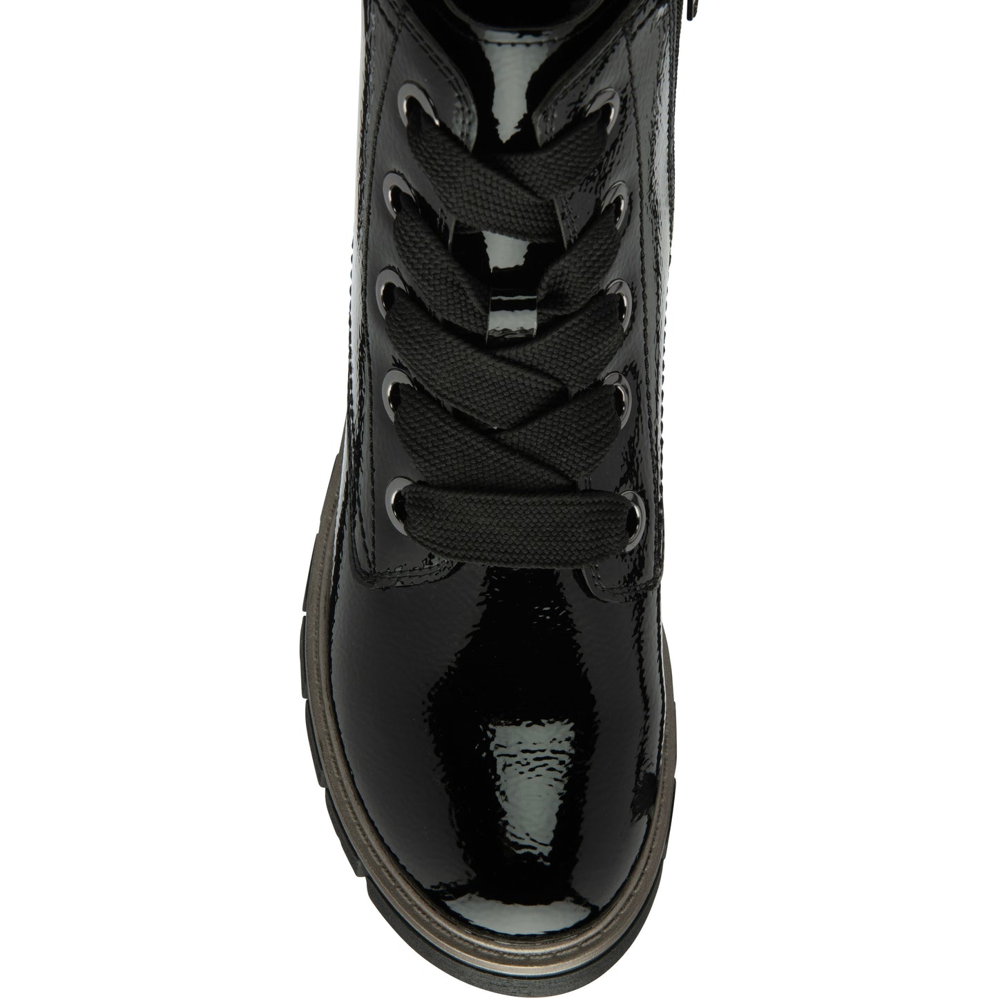 Lotus Ankle Boot with lace and Zip fastening Jojo BLACK ULB350