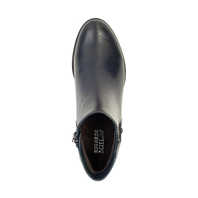 Regardez le Ceil Jolene 24 NAVY Soft Leather ankle boot