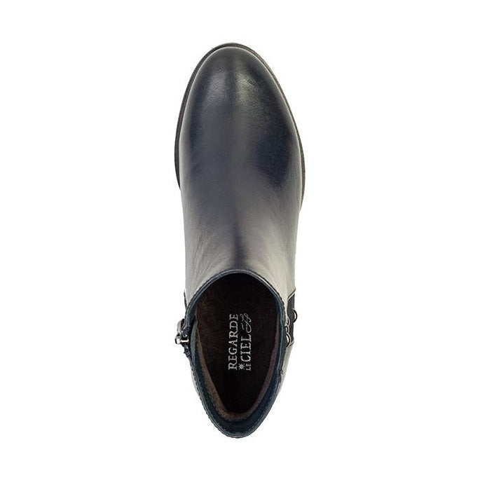Regardez le Ceil Jolene 24 NAVY Soft Leather ankle boot