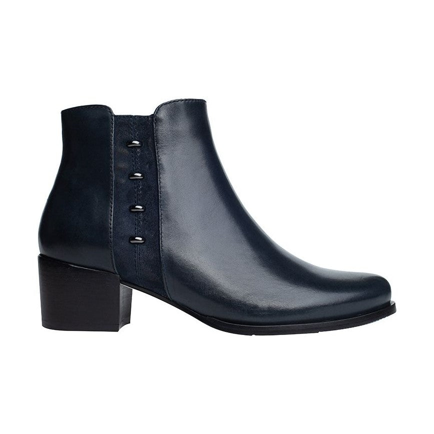 Regardez le Ceil Jolene 24 NAVY Soft Leather ankle boot