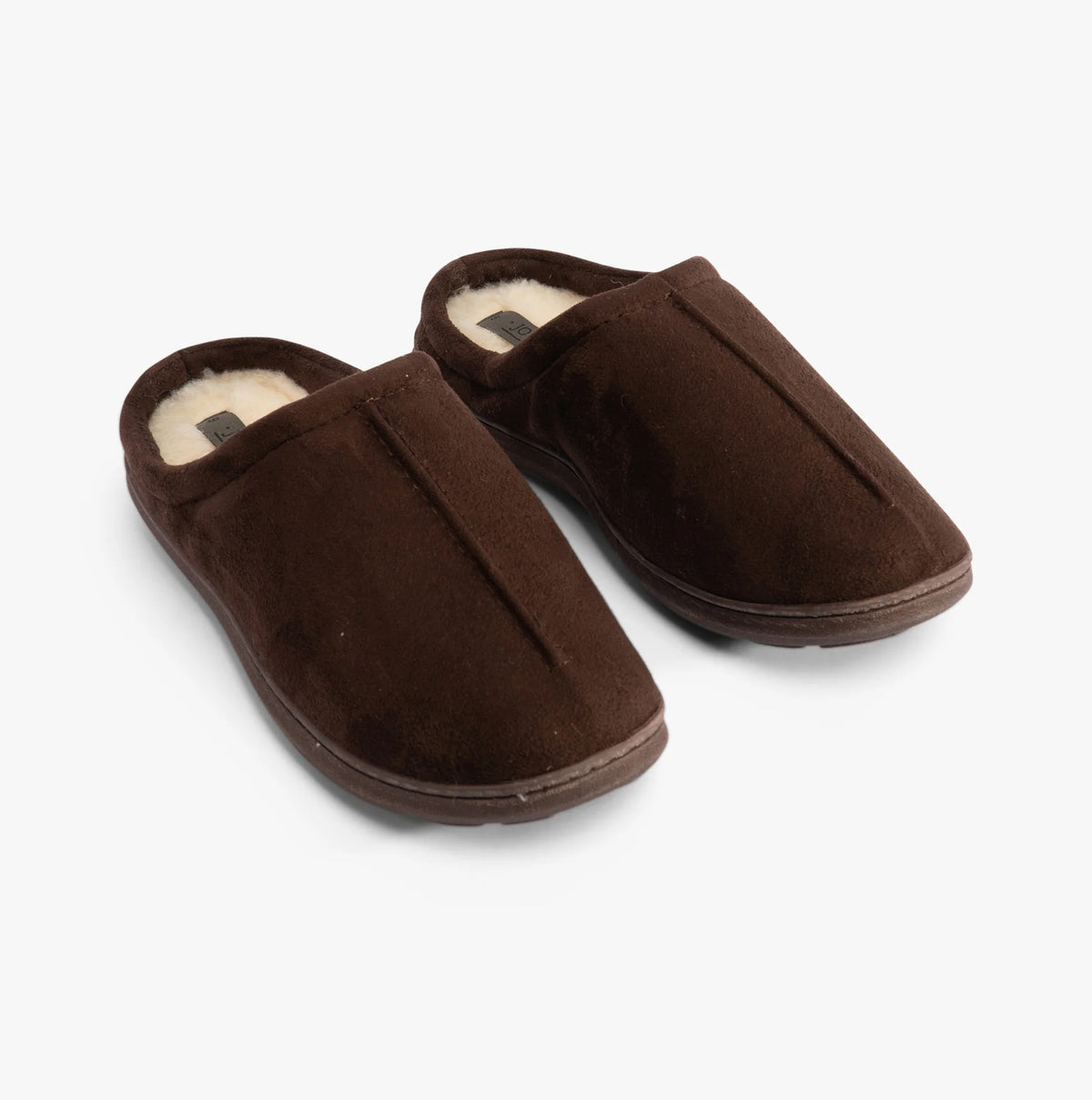 Jo & Joe Oakley BROWN Lined Mule Slipper