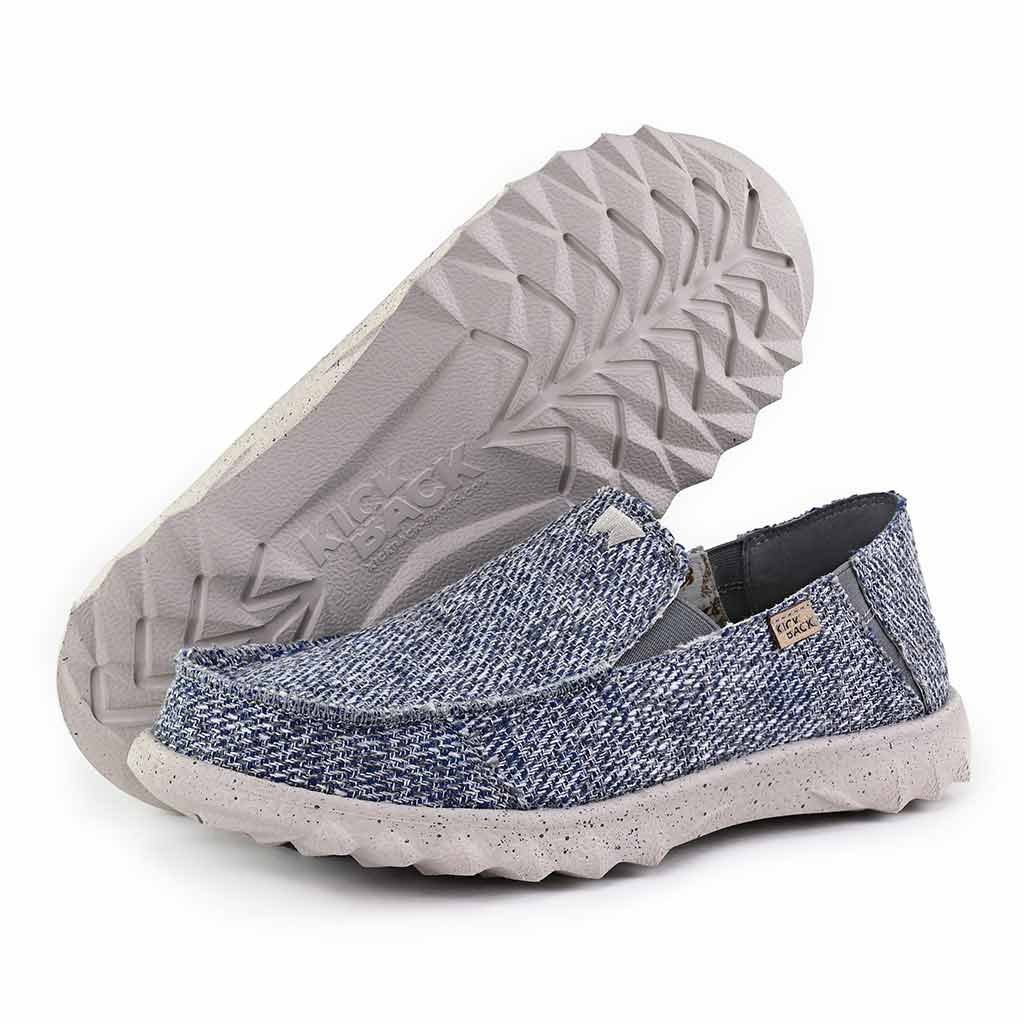 Kickback Couch BLUE/GREY Slip On Shoe