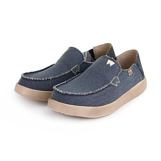Kickback Barbeach NAVY Slip On Woven Canvas Shoe K10352102