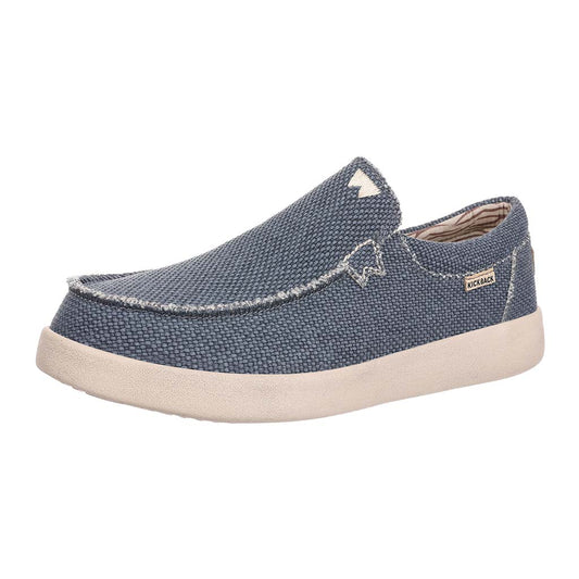 KIckback Don Juan NAVY Lightweight Canvas Slip On Shoe K10402102