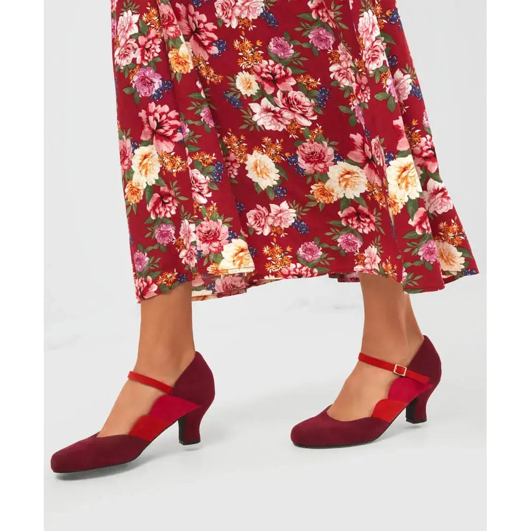 Joe Browns Rebel BURGUNDY Bar Shoe