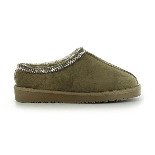 Ella Kelly OLIVE Faux Suede Mule Slipper