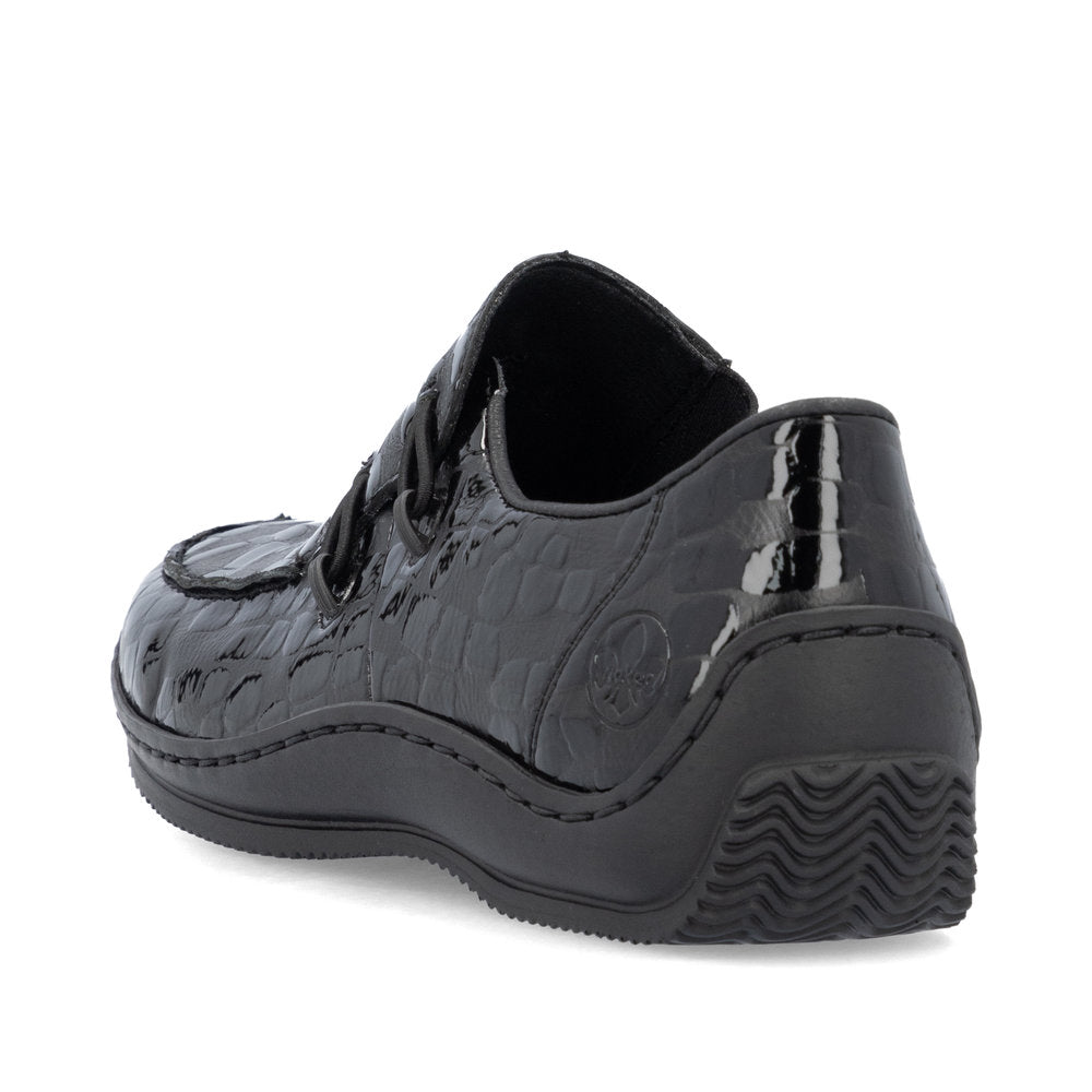 Rieker slip-on Shoe L1751 BLACK SHINY L1751-02