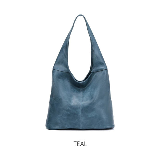 Moda Express 2080 Hobo Style Teal Handbag Shoulderbag