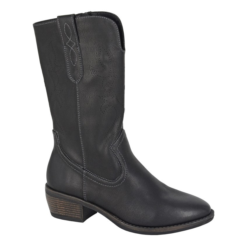 Cipriata BLACK Western / Cowgirl Style Boot L447B