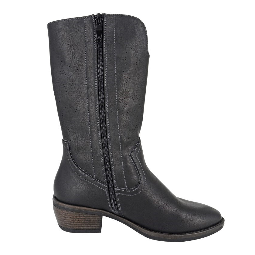 Cipriata BLACK Western / Cowgirl Style Boot L447B