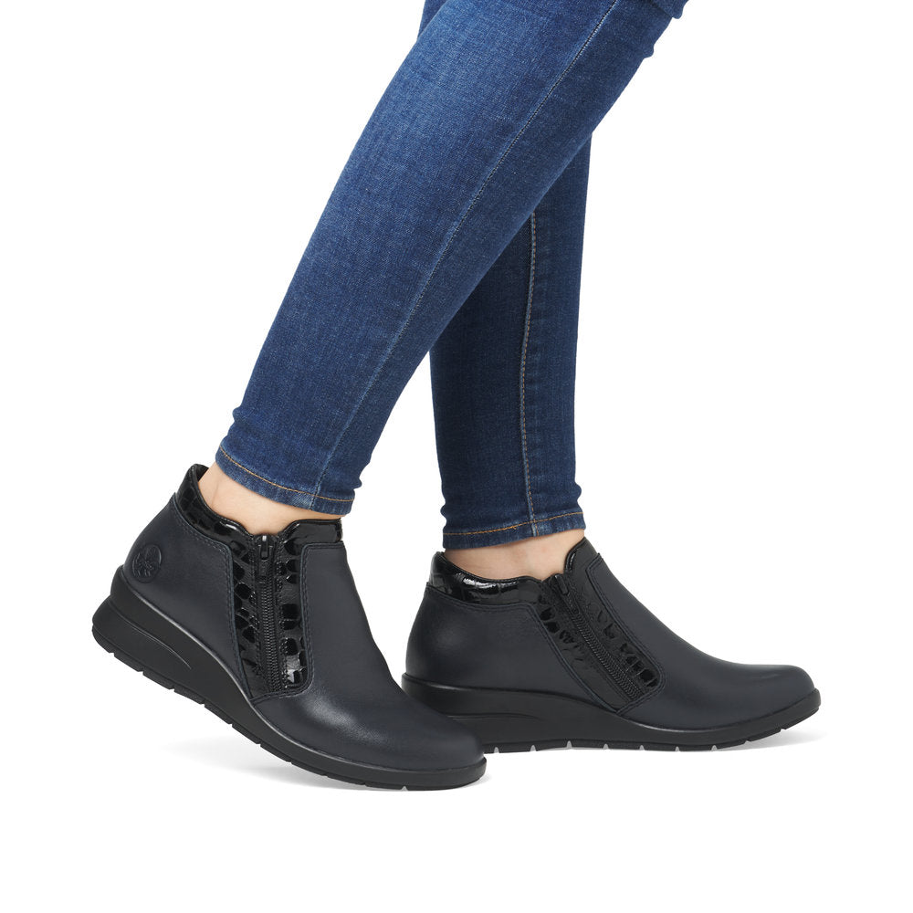 Rieker Ladies Boot L4883 NAVY L4883-14