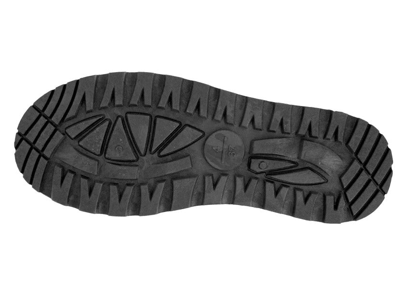 Cipriata L570 Black Lined Mule Slipper with chunky wedge sole