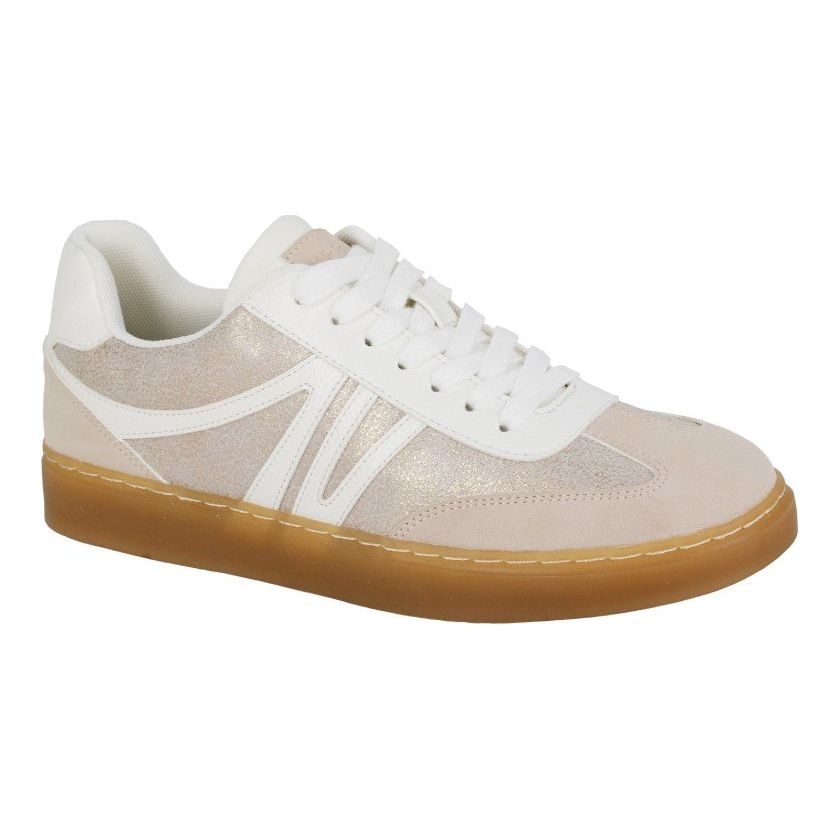 Cipriata L630 BEIGE Retro Style Trainer L630BG