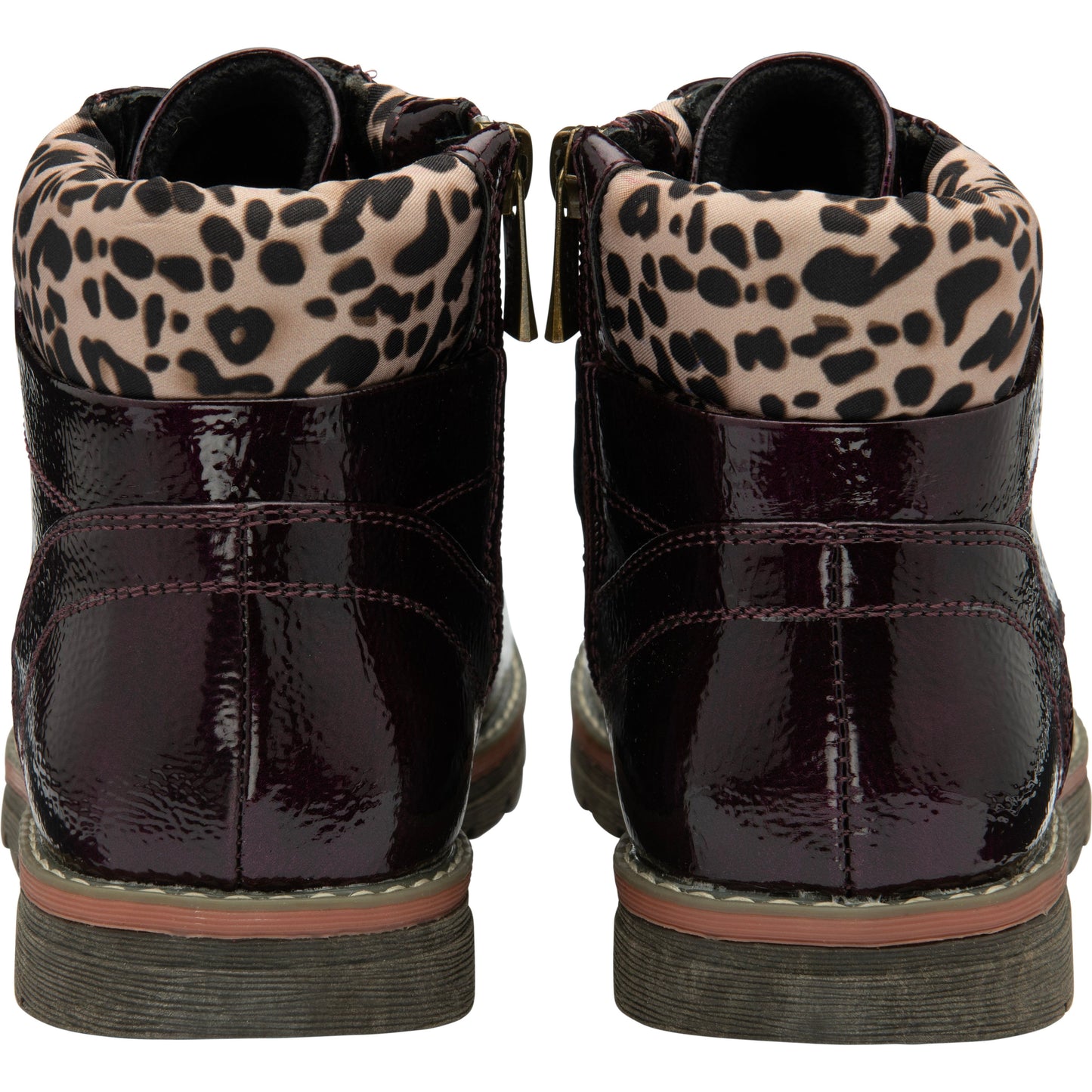 Lotus Ankle Boot with Lace and Zip Lexis PURPLE ULB333