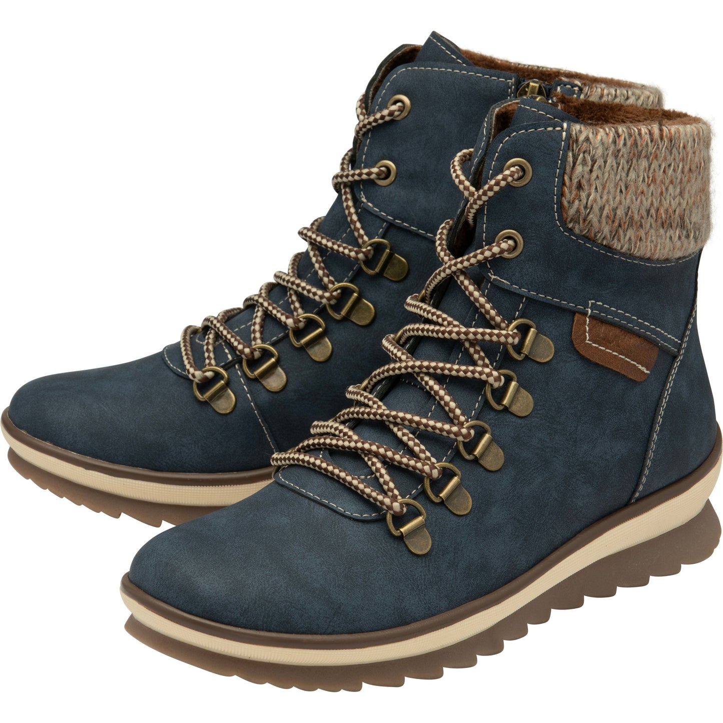 Lotus Libby BLUE Hiker Style Ankle Boot ULB349