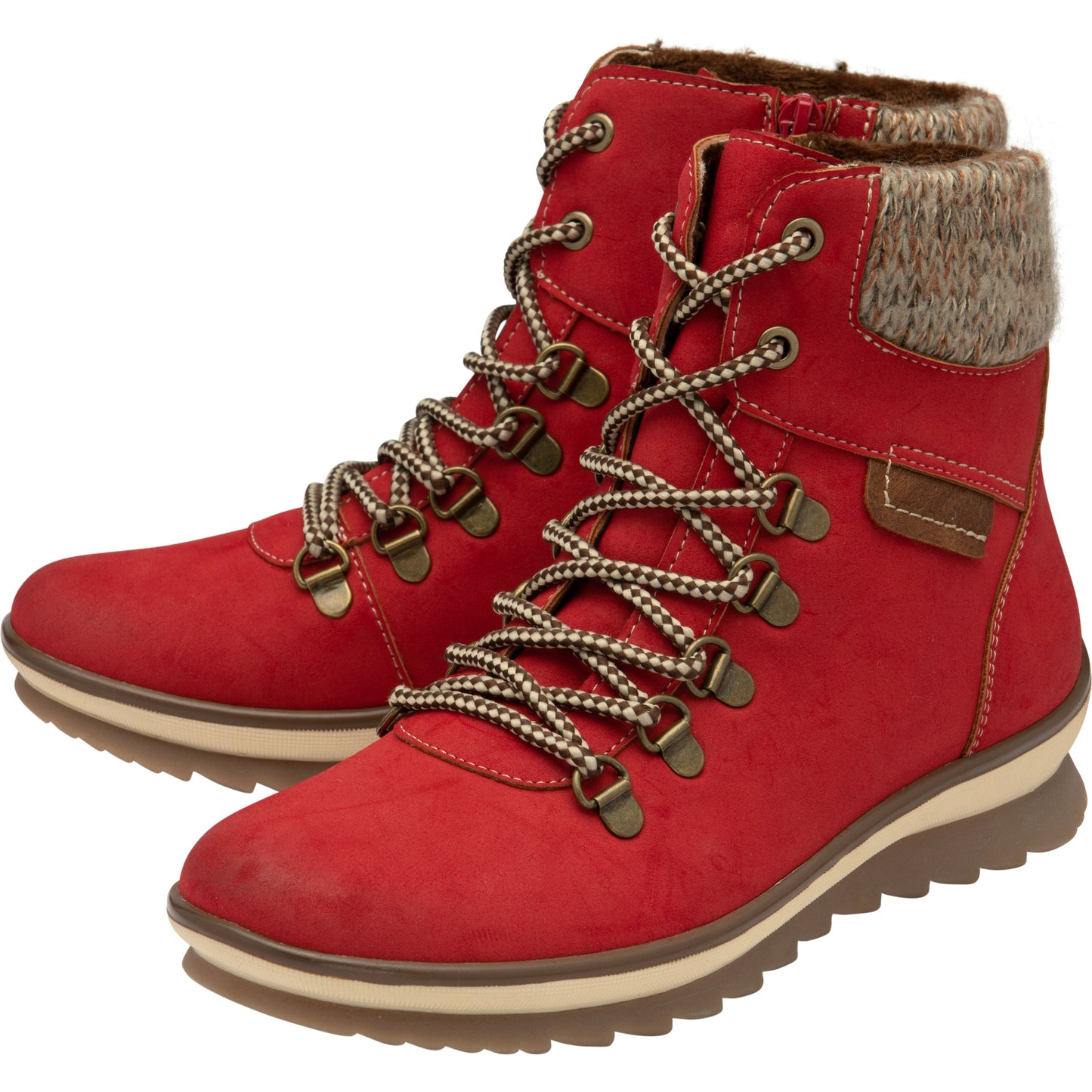 Lotus Libby RED Hiker Style Ankle Boot ULB349