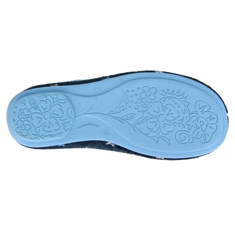 Sleepers Elouise Ls192 NAVY Slip On Mule Slipper LS192C