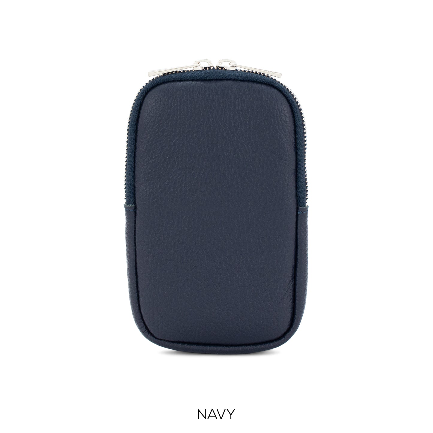 Moda Express Leather Phone Pouch Crossbody Bag NAVY 15003
