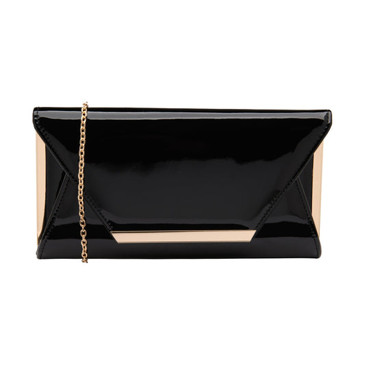 Lotus Bag to match Aubrey Martha BLACK PAT ULG057