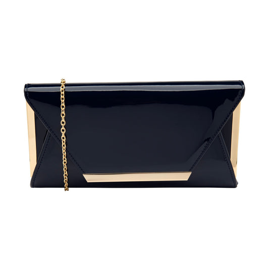 Lotus Bag to match Aubrey Martha NAVY PAT ULG057