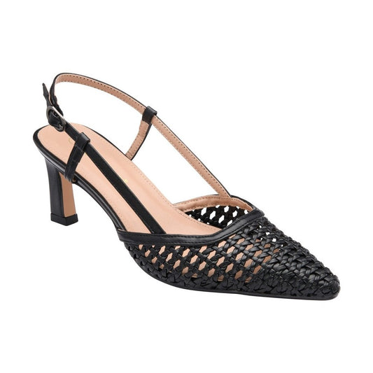 Lotus Livia BLACK Slingback Occasion Shoe ULS659