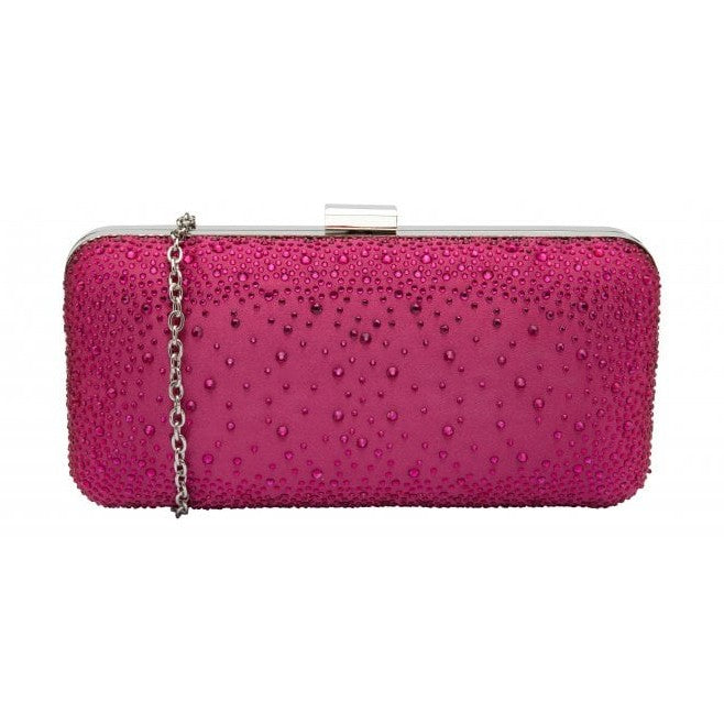 Lotus Occasion Wear Leona FUSCHIA Diamonte Bar Shoe ULS425