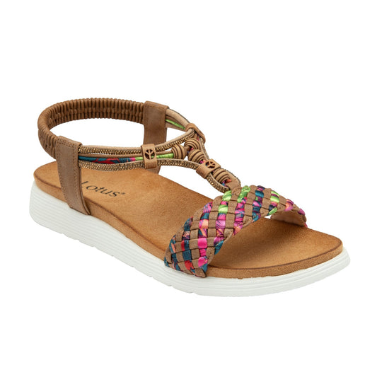Lotus Ruso TAN Sandal ULP398