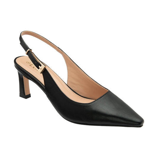 Lotus Sharon Slingback BLACK Occasion Shoe ULS634