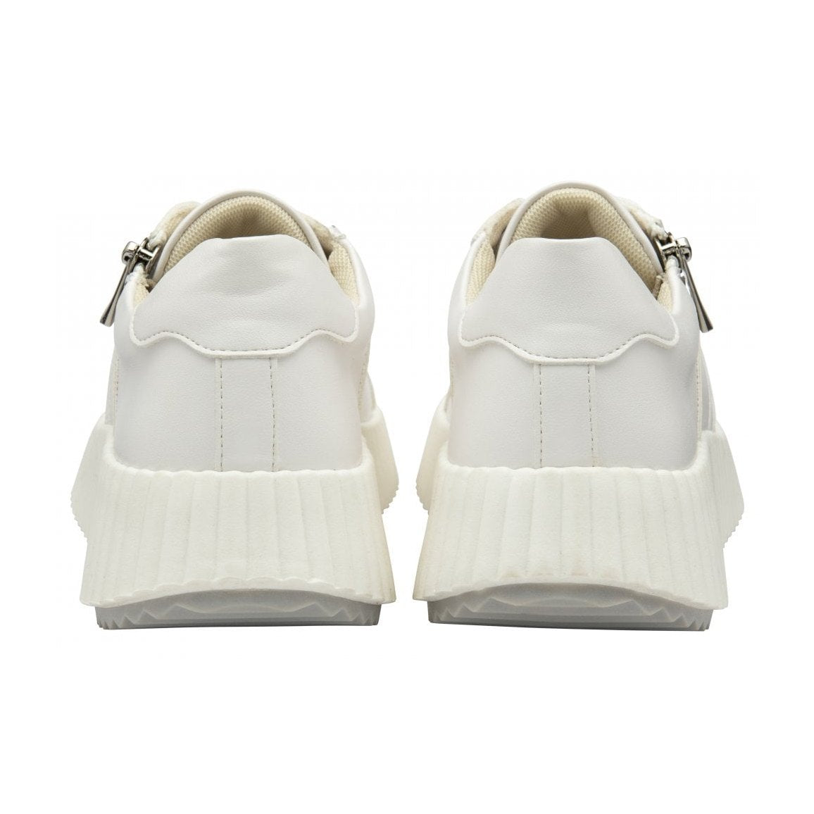 Lotus Trainer Kora with Lace and Zip ULS577 WHITE