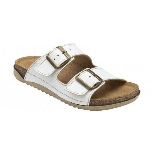 Lotus Trento WHITE Slip On Mule sandal ULP376