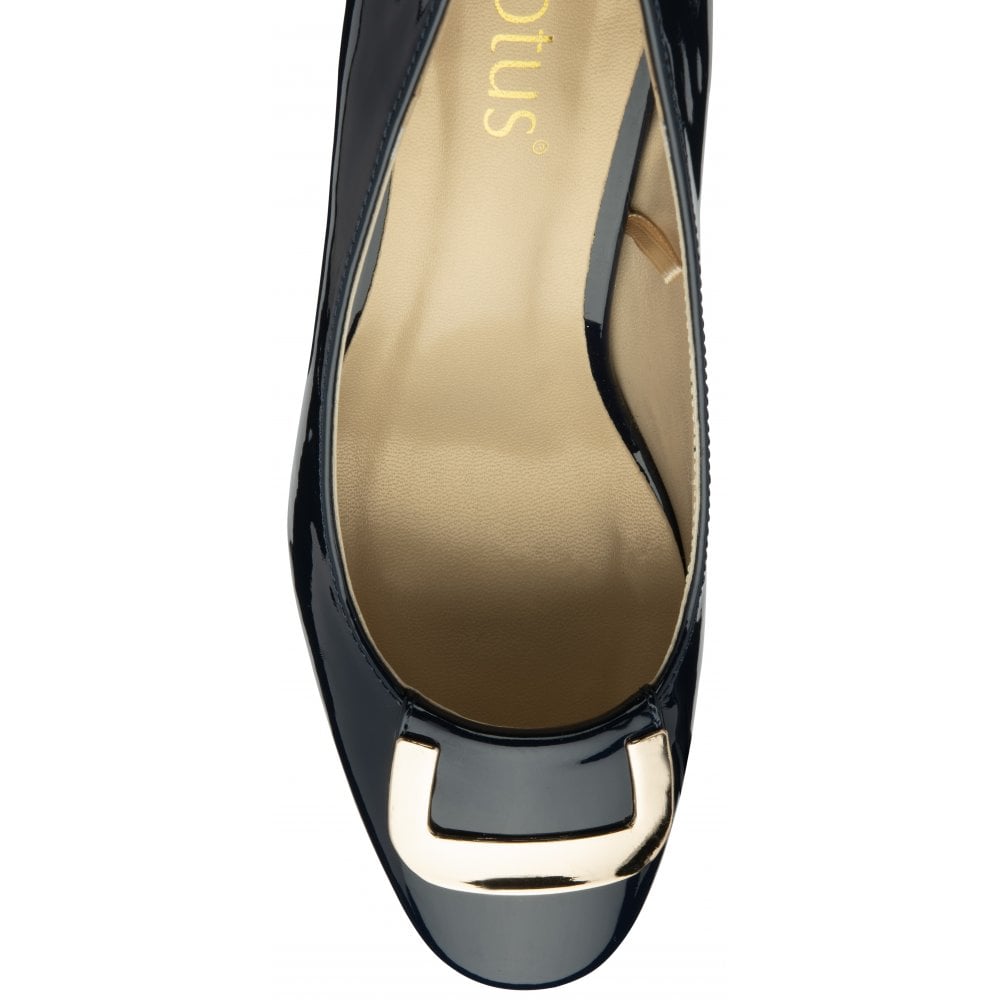 Lotus Occasion Wear shoe Aubrey NAVY ULB443
