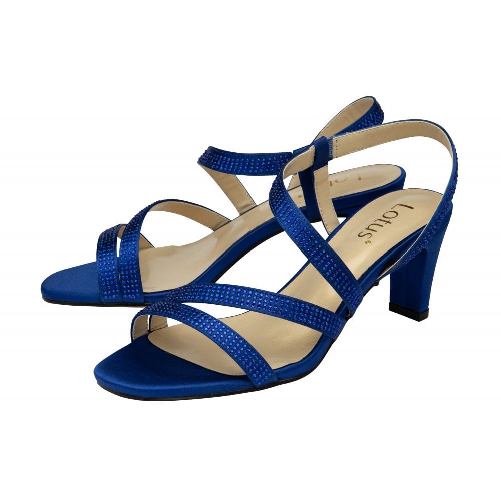 Lotus Occasion Wear Sandal Bernadett SAPHIRE uls377