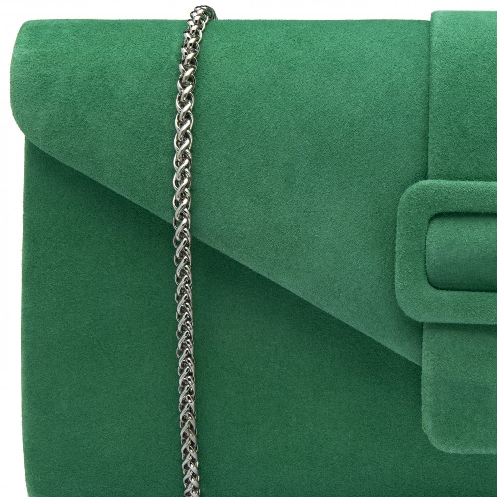 Lotus Occasion Wear Matching Bag Aletta ULG085 Suede GREEN