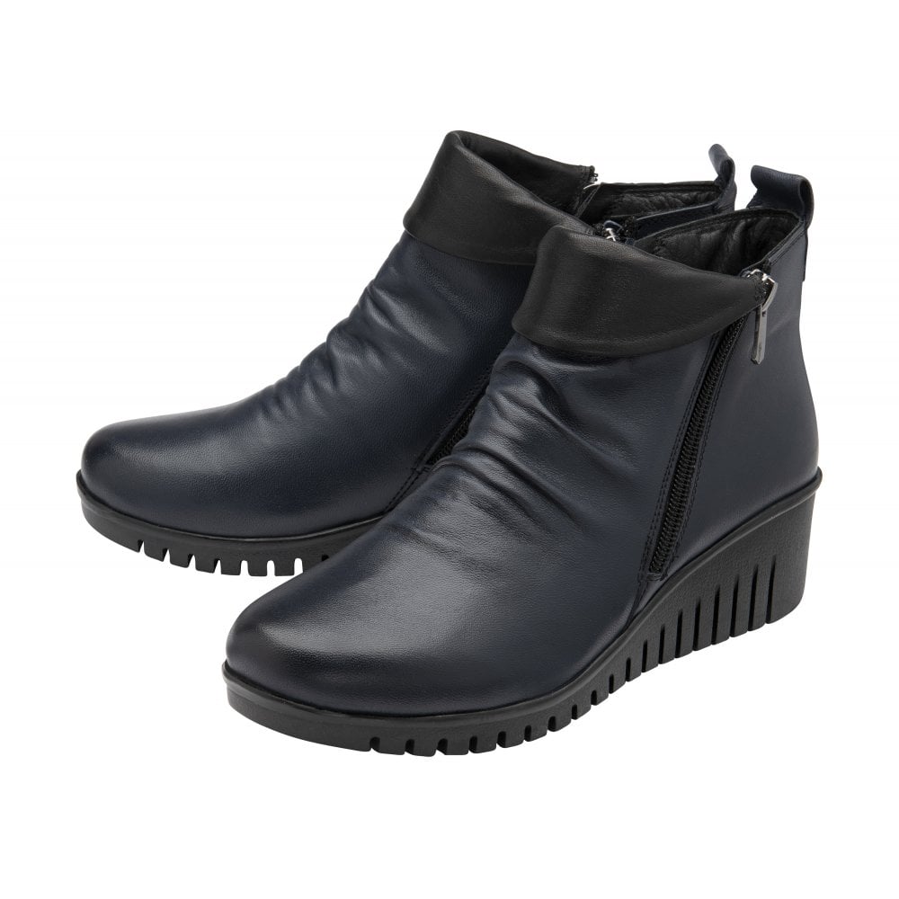 Lotus Ankle Boot in soft leather Cordelia