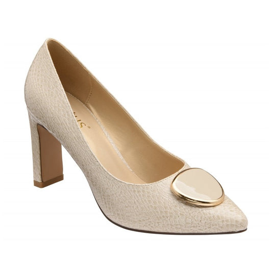 Lotus Occasion Wear court shoe Davinia NATURAL uls429