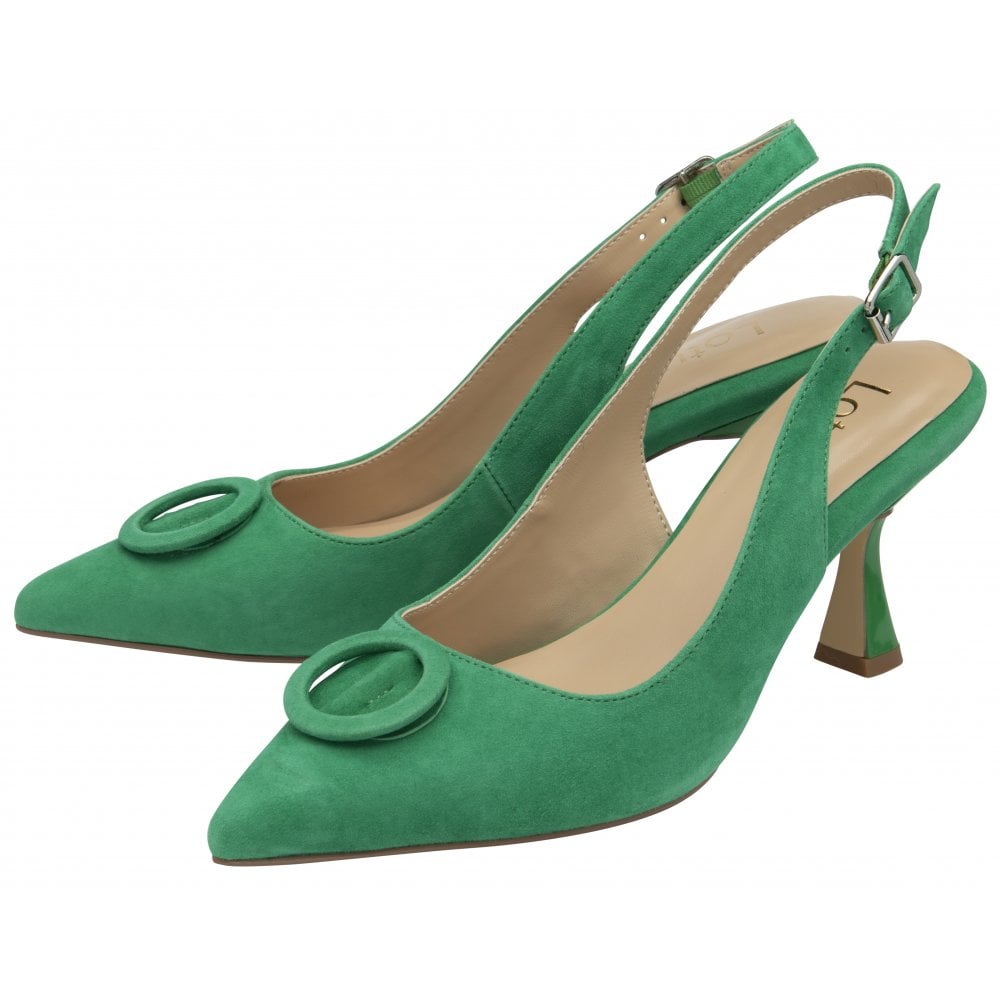 Lotus Occasion Wear Shoe Delfina ULS459 Classic Stiletto Heel Shoe Suede